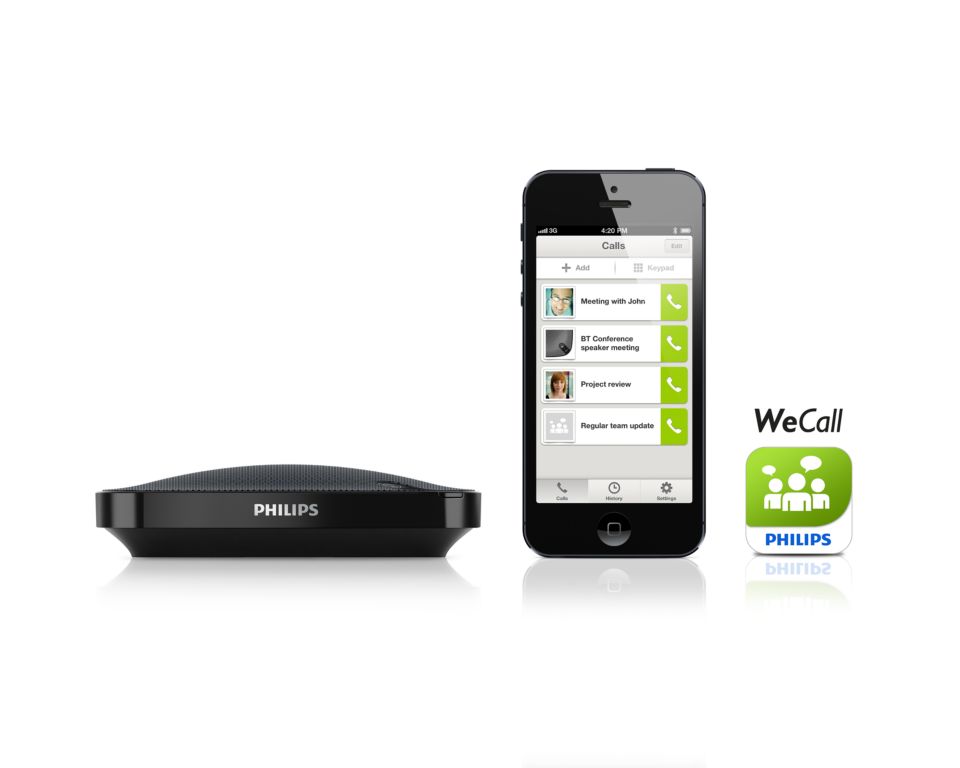 WeCall Bluetooth conference speaker AECS7000/37 | Philips