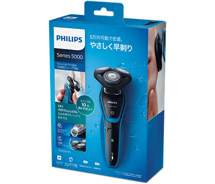 Shaver series 5000 ウェット＆ドライ電気シェーバー S5060/05 | Philips