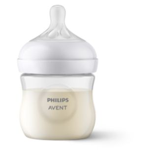 Natural Response Bottle plastic 125ml, flow 2 teat, 1 piece