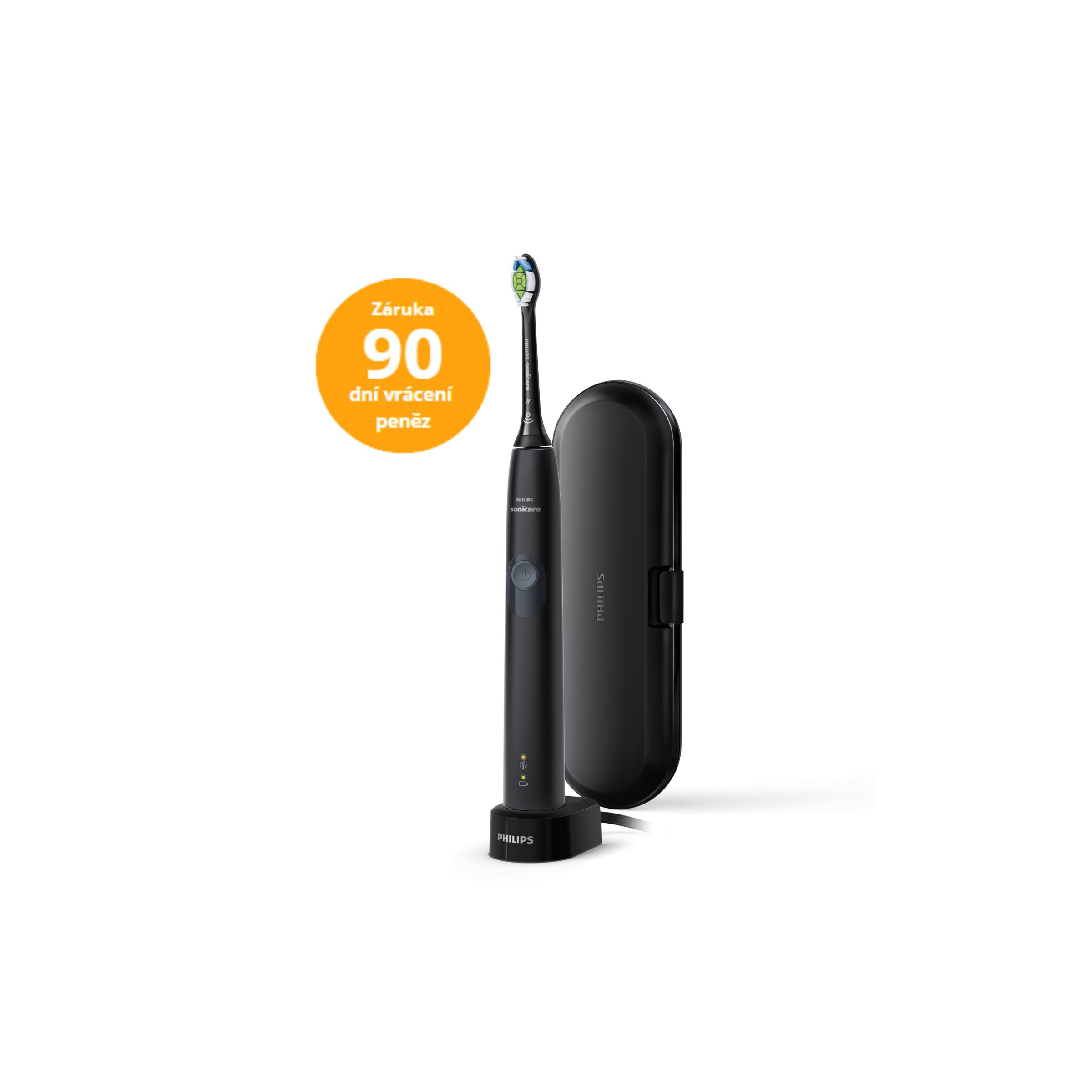 Sonicare Philips 4300 - Sonický Kartáček S 1 Režimem A Cestovním Pouzdrem - HX6800/87