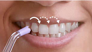 La technologie Pulse Wave vous guide le long des dents