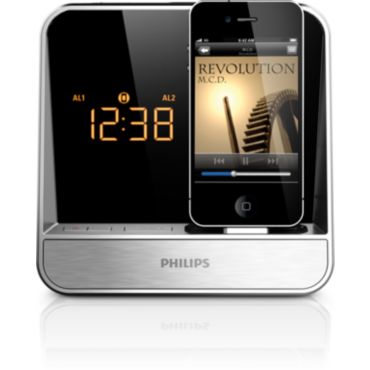 Radio reloj despertador para iPod/iPhone