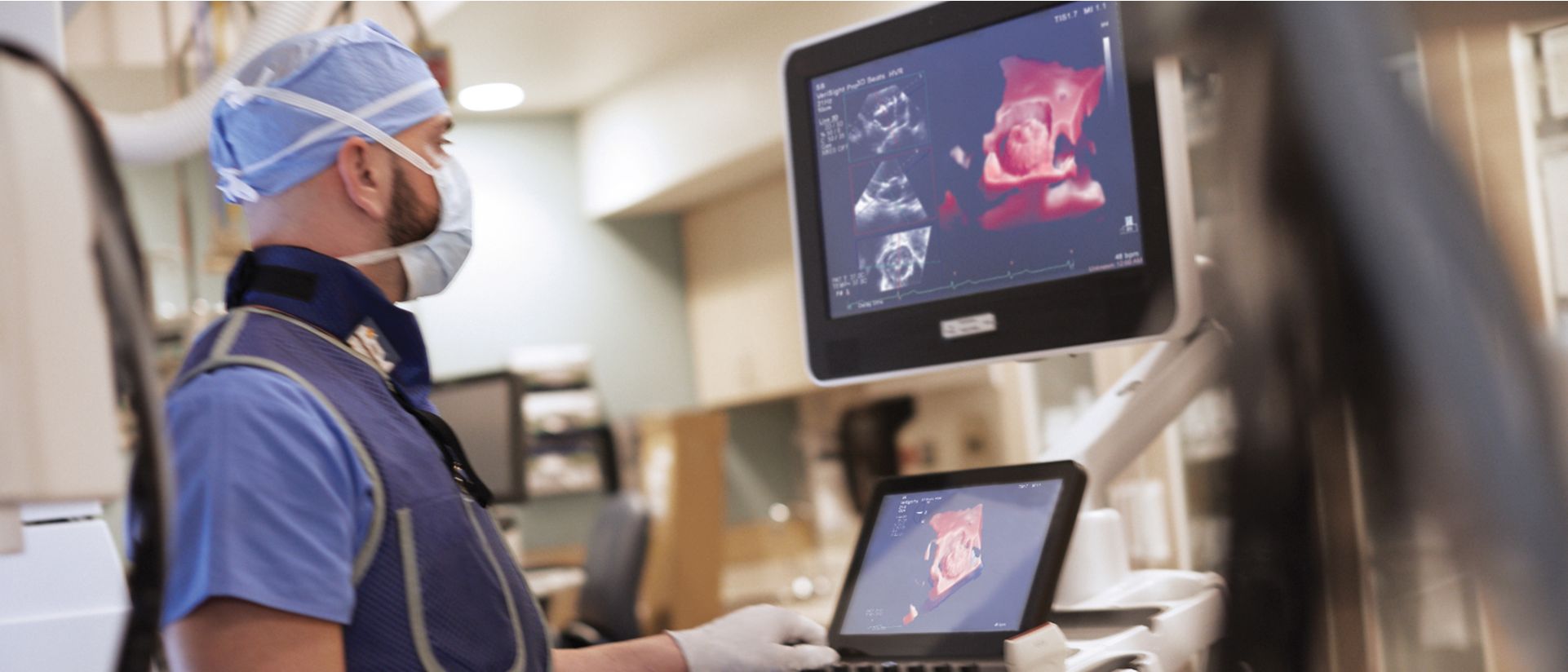VeriSight Pro 3D ICE on EPIQ Ultrasound System in Cath Lab during LAAO procedure 