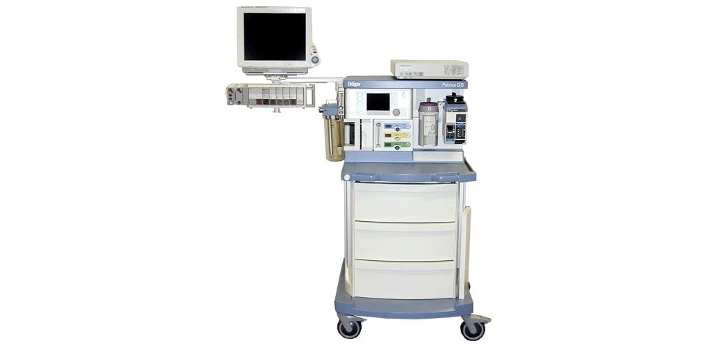 IntelliVue MP60/70: Dräger Fabius GS Mounting Kit