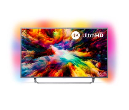 Ultraflacher 4K UHD LED Android TV