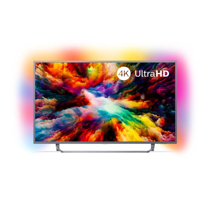 Téléviseur Android ultra-plat 4K UHD LED