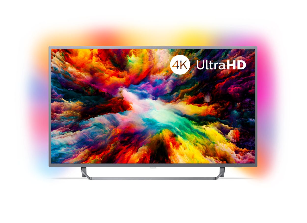 Téléviseur Android ultra-plat 4K UHD LED