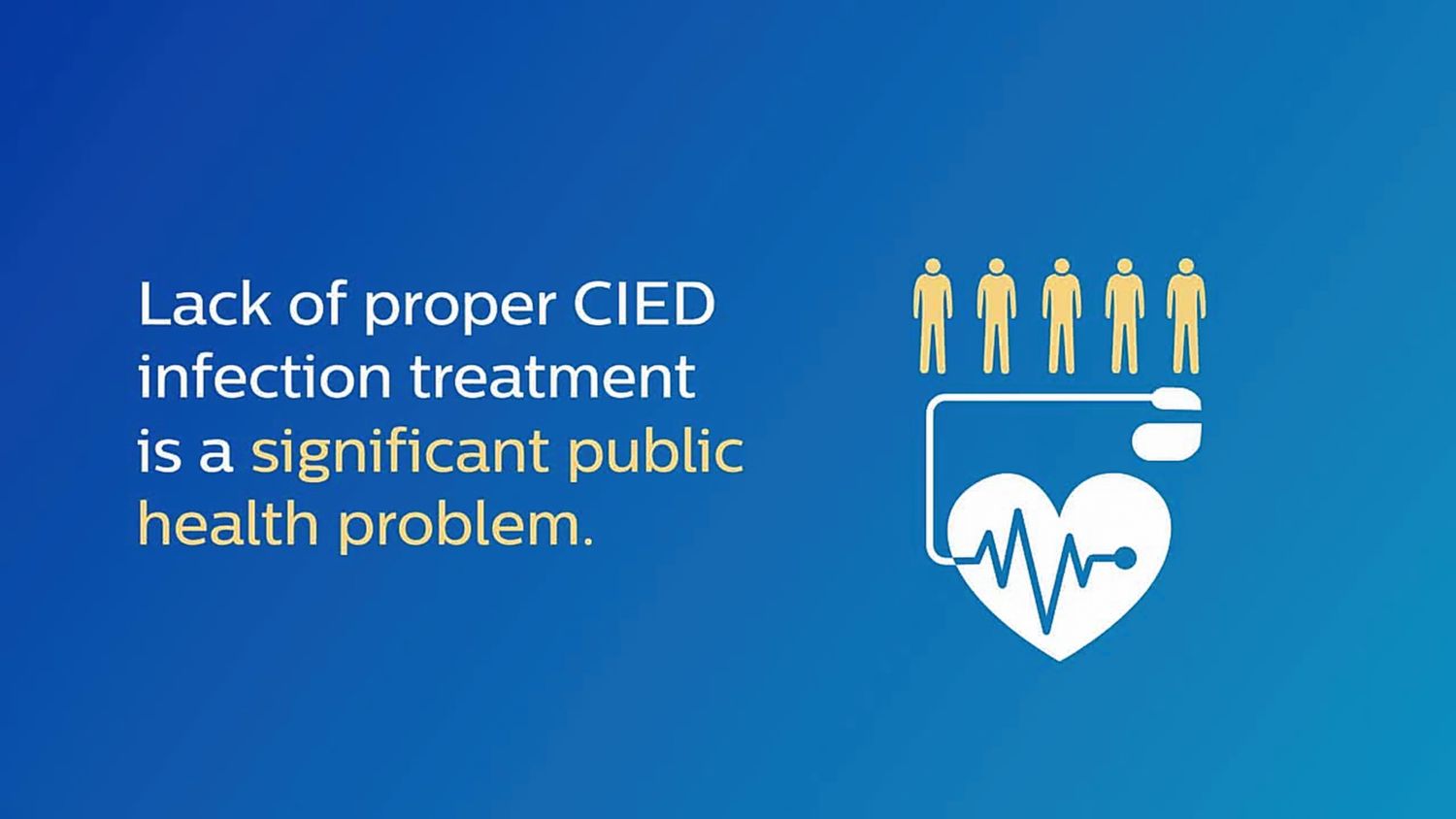 Still image of CIED Infection Motion Graphic