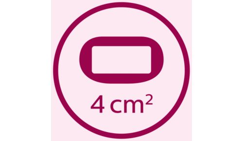 Gran ventana de tratamiento para una aplicación rápida