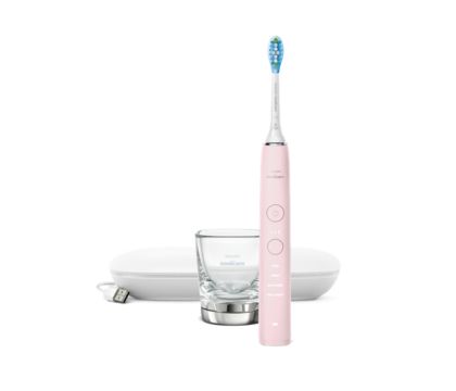 Vertrappen Grace esthetisch DiamondClean 9000 Elektrische sonische tandenborstel met app - Roze  HX9911/29 | Philips
