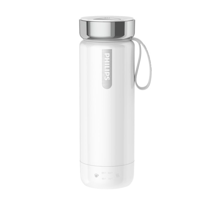 Portable boiling bottle , hot water when on-the-go