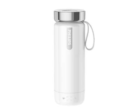 Portable boiling bottle , hot water when on-the-go
