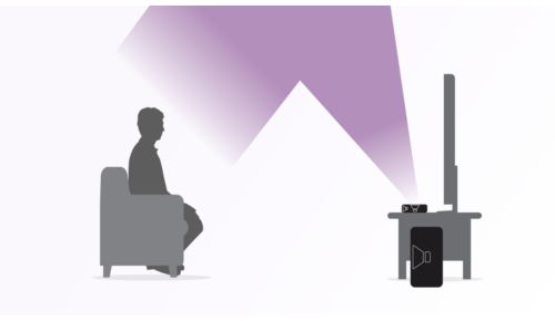 Met Dolby Atmos® krijgt u echt het gevoel dat er dingen boven uw hoofd gebeuren