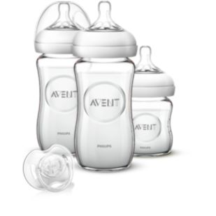 Avent Fütter-Set aus Glas für Neugeborene