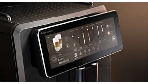 Funkcja CoffeeEqualizer Touch+ pozwala dostosować aż siedem ustawień kawy