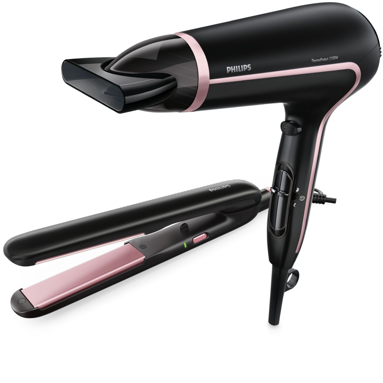 Philips hair dryer plus straightener best sale