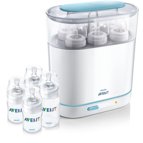 SCF285/03 Philips Avent Sterilizator electric cu abur 3 în 1