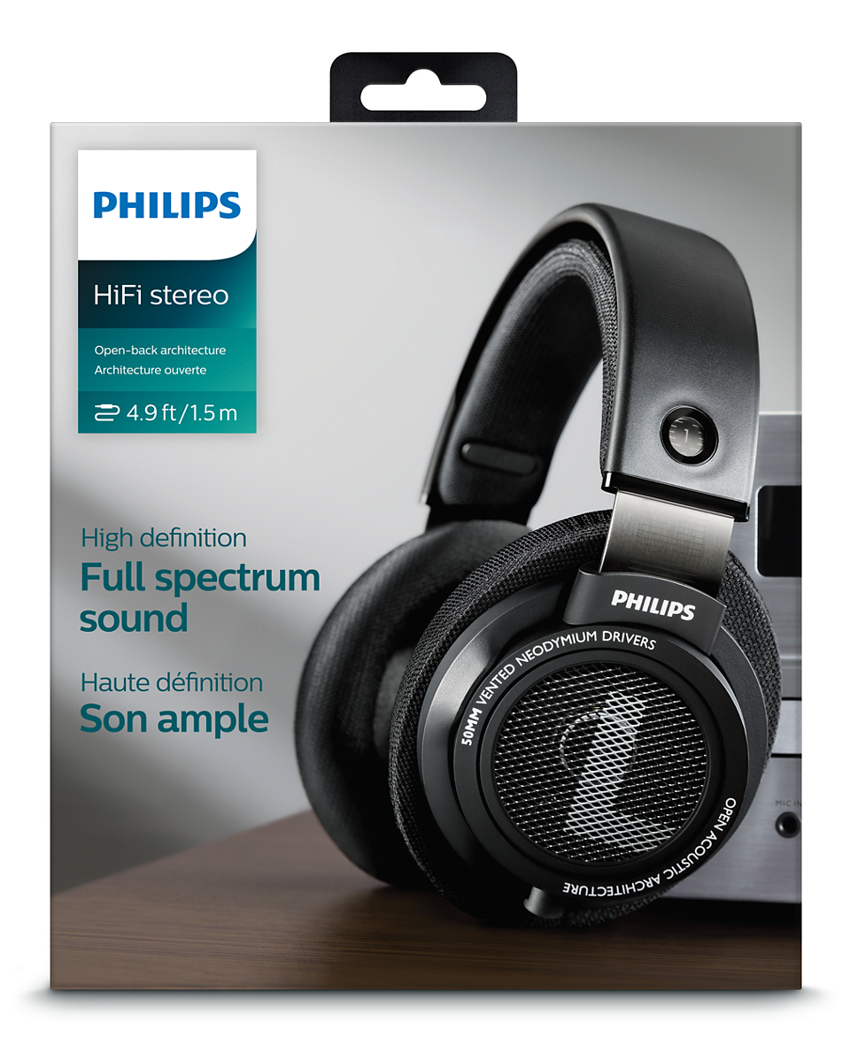 HiFi Stereo Headphones SHP9500S/27 | Philips HiFi Stereo Headphones SHP9500S/27 | Philips