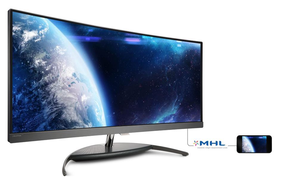 Brilliance Curved UltraWide LCD display BDM3490UC/00 | Philips