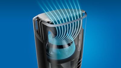 Improved airflow for a mess-free trim