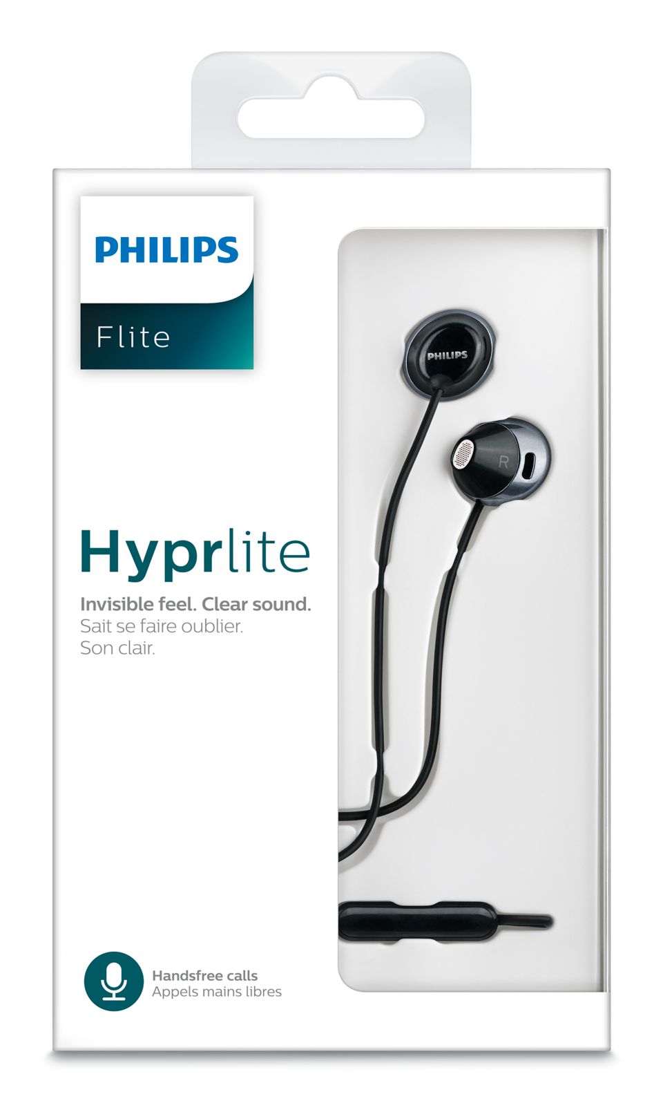 philips she4205bk flite in-earヘッドフォン マイク