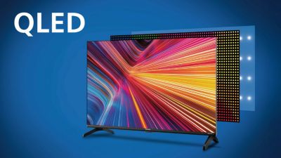 L'écran QLED permet d'obtenir une gamme de couleurs et une profondeur plus importantes