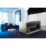 Ελέγξτε ασύρματα το ρετρό μίνι ραδιόφωνο