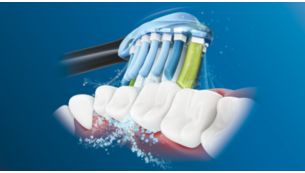 Наша унікальна технологія дає змогу чистити зуби ефективно та обережно