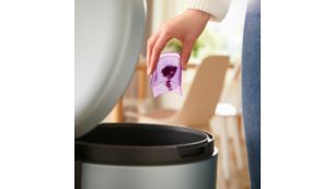 The lint container is easy to remove and empty.