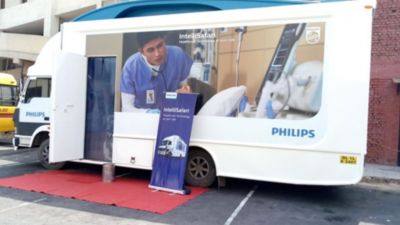 Philips IntelliSafari mobile healthcare van in Ludhiana