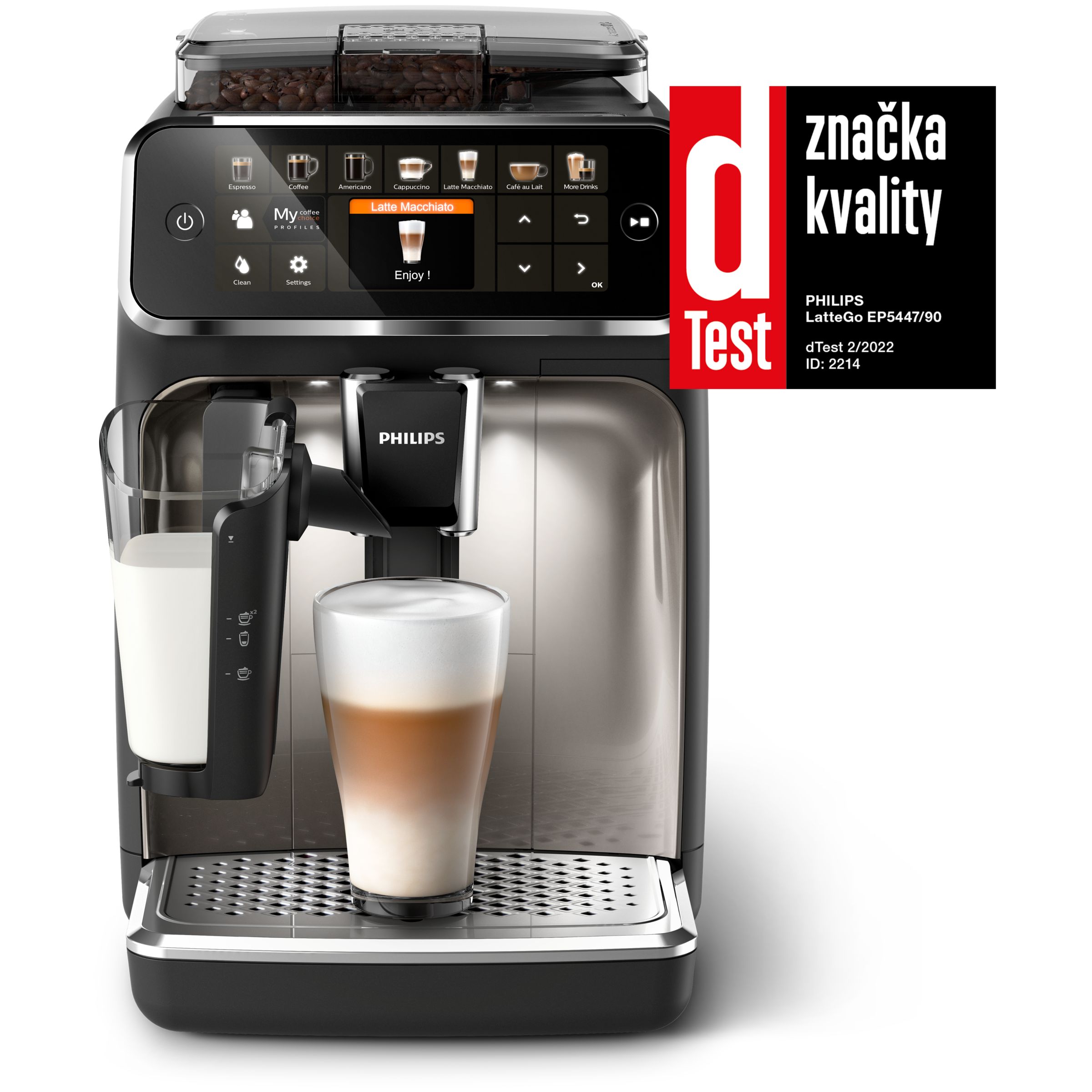 Philips Series 5400 LatteGo - Plně Automatický Kávovar - EP5441/50 ...