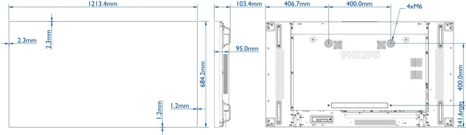 Signage Solutions Video Wall Display BDL5588XL/00 | Philips
