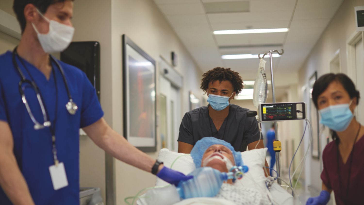 Patient transport from ER to OR