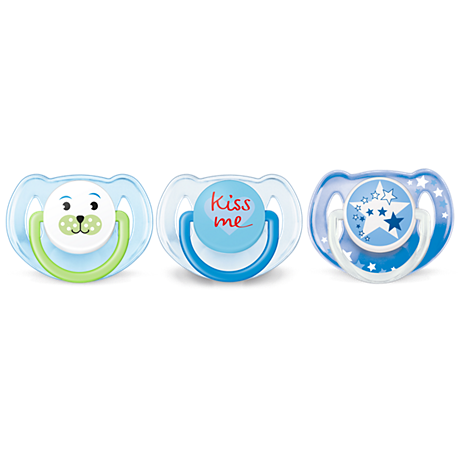 SCF134/31 Philips Avent Classic Pacifier Value Pack 6-18m, 3 pack
