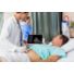 InnoSight patient bedside abdominal scan with doctor and patient, using C6-2 transducer thumbnail