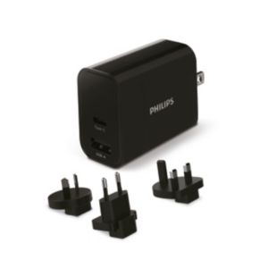 Travel wall charger 1C 1A ports