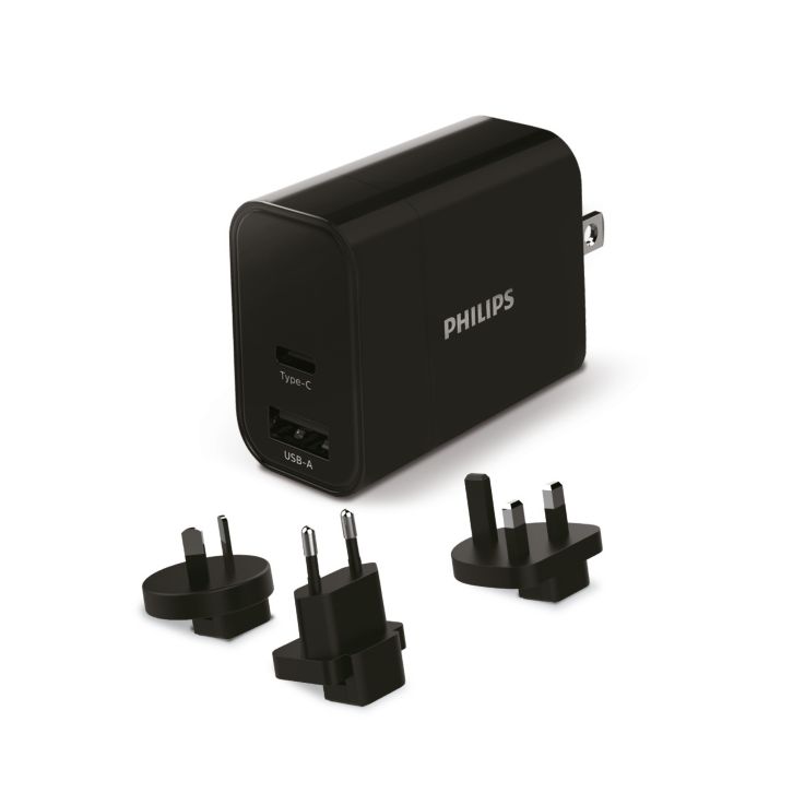 Travel wall charger 1C 1A ports
