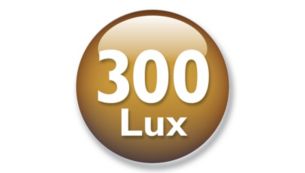 Tot 300 lux voor natuurlijk ontwaken