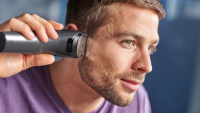 Einfacher und gleichmäßiger Haarschnitt