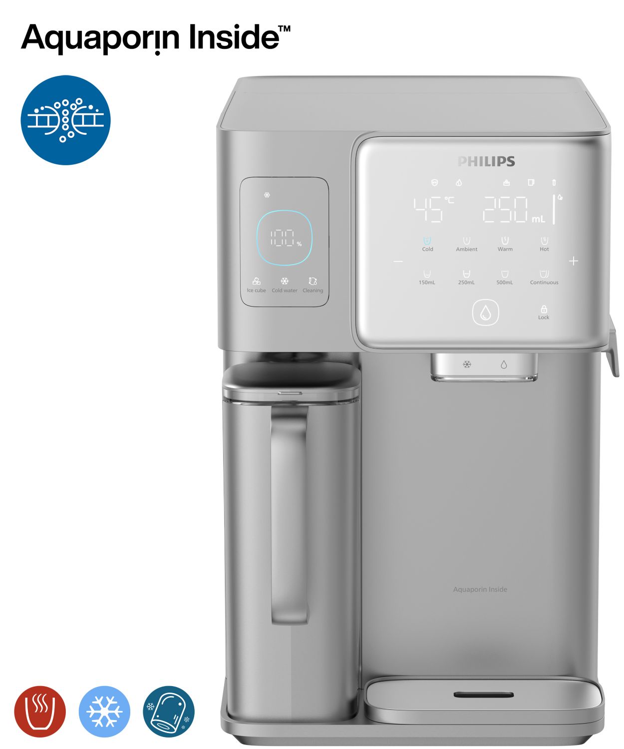 Purifying excellence from ice-cubes to boiling hot