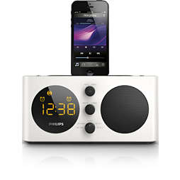 Radio cu ceas cu alarmă pentru iPod/iPhone