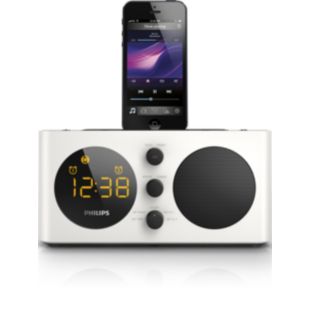 Klokradio met alarm, voor iPod/iPhone