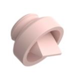 Transfers breast milk from breast to collection cup