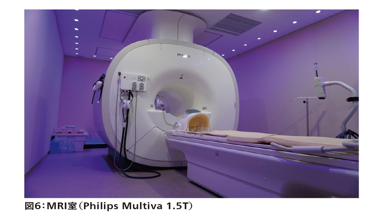 図6：MRI室（Philips Multiva 1.5T）