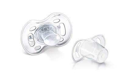 Philips Avent 1 Pair Of Orthodontic Soother Pacifier SCF180/23 For Babies 0-6m 