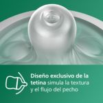 Mantiene el ritmo de succión individual del bebé