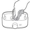 Wipe the heating element
