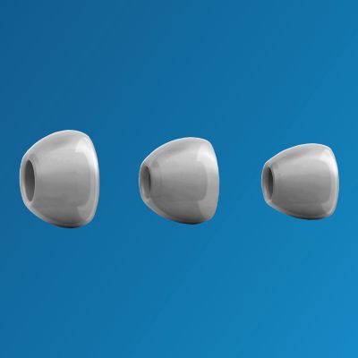 Choose from 3 pairs of ear caps for the perfect fit for you