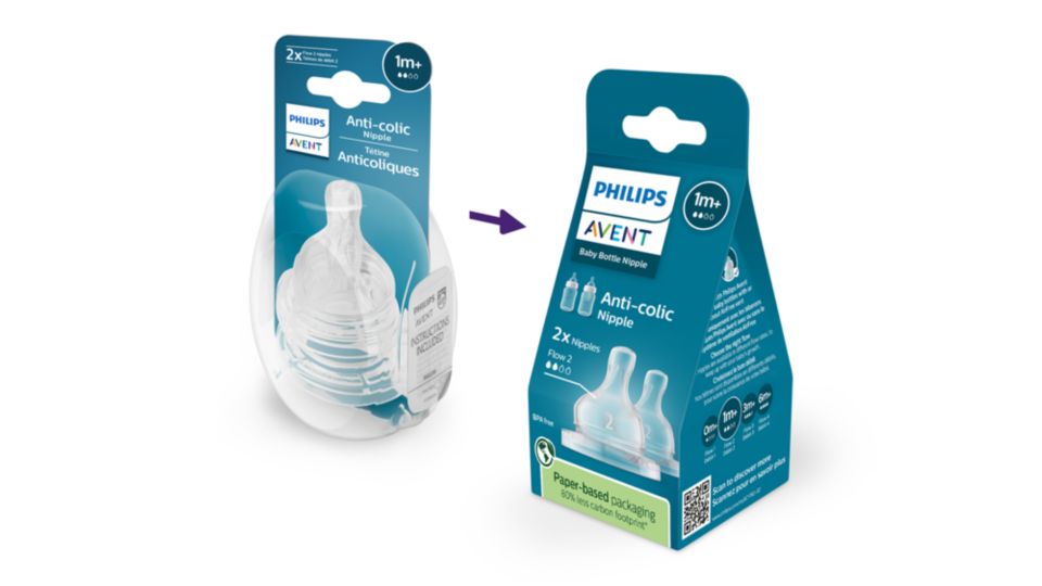 ミルク Anti-colic nipple SCY762/02 | Avent