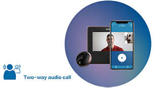 Llamada de audio bidireccional: comuníquese en tiempo real y en todas partes